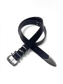 1条 Iris Kendo 男女通用腰带，经典黑白中世纪风格腰带，复古街头压纹扣情侣腰带，哥特朋克腰带，Y2K 时尚百搭腰带，适合日常穿着、上学、聚会、送礼 - 彩色 - 查看 11