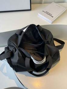 1 Túi thể thao tập luyện, có ngăn khô và ướt, túi bơi tập luyện dành cho nữ, dung tích lớn. - màu đen - Xem 7