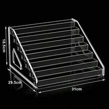 3/4/5/6/7 Layers Acrylic Cosmetic Nail Polish Orgaizer Display Rack Lipstick Perfume Makeup Storage Rack - Clear - View 11