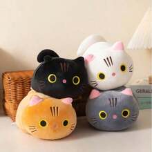 1个可爱卡通猫咪毛绒玩具，柔软毛绒小猫玩偶，多种颜色可选，家居装饰，儿童生日礼物，送给女朋友、闺蜜的礼物，母亲节礼物，儿童节礼物 - 彩色 - 查看 11