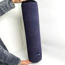 1 chiếc gối trụ bơm hơi, khoảng 37 inch, gối dành cho người nằm nghiêng, thích hợp cho du lịch và cắm trại, gối trụ nâng đỡ cổ. - Nhiều màu - Xem 2