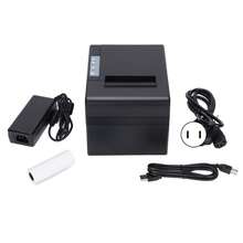 Impresora de etiquetas de 80 mm Impresión rápida Impresión clara de alta resolución Impresora de etiquetas portátil de bajo consumo de energía - Tipo de Enchufe A USA (110-127V) - Ver 4
