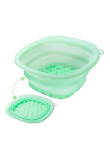 1pc Foldable Silicone Ice Bowl, Face Ice Therapy Tray, Outdoor Portable Ice Bath Bowl With Built-In Ice Tray, Compact Silicone Face Ice Bath Bowl For Cold Therapy, Skin Tightening And Acne Relief, Portable SPA Tool For Home And Travel Use - Multicolor - View 13