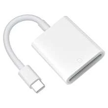 USB-C/Lightning 转 SD 卡相机读卡器适配器，便携式通用型，兼容 ，可追踪相机画面，即插即用，兼容 17/16/15/14/13/12、Galaxy 系列 - 查看 13
