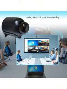 1个迷你智能高清摄像头，家用安防摄像头，便携式，支持移动侦测，2.4GHz无线WiFi，可通过手机远程监控，支持视频录制，适用于家庭、房间、户外、办公室、会议室等场所。 - 黑色 - 查看 3