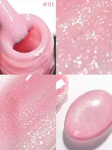 MIANEL Honey-Colored Glitter Gel Nail Polish 2026 New Whitening Rhinestone Nail Polish Suitable For Green, White, Pink Nails In Spring And Summer - Multicolor - View 19