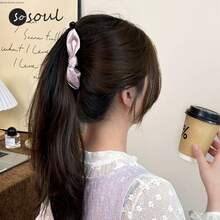 Kẹp tóc nơ nhỏ xinh dành cho nữ, thích hợp sử dụng hàng ngày, ở nhà, trường học, bãi biển, văn phòng, tiệc tùng, kỳ nghỉ, sinh nhật, tựu trường, năm mới, Ngày Valentine, Ngày của Mẹ, Giáng sinh, đám cưới, lễ hội âm nhạc, lễ tốt nghiệp, mùa xuân/hè. - Hồng - Xem 2