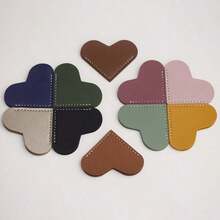 2026 New 1pc/5pcs/10pcs Leather Heart-Shaped Bookmarks, Cute Book Corner Decorations, Suitable For Reading Enthusiasts, Women's Bookmarks, Book Lovers Bookmarks, Perfect For Women, Children And Book Lovers. Adorable Handmade Reading Gift Accessories, Random Color, Valentine's Day Gift, Perfect For Gifting - Multicolor - View 8