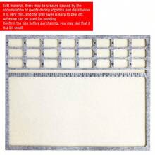 KLONKEE Estera de cuentas, suave y estable, escala en centímetros, rejilla independiente, conveniente y práctica, adecuada para la fabricación de joyas y el enhebrado de cuentas DIY - Multicolor - Ver 14