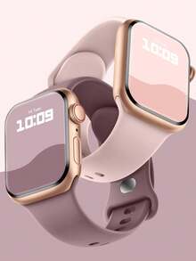 6条柔软硅胶防水替换表带，兼容 41mm、40mm、38mm、45mm、44mm、46mm、42mm、49mm，男女通用，适用于 Ultra、SE、Series 10、9、8、7、6、5、4、3、2、1 - 多色4 - 查看 4