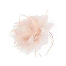1 pieza Fascinador para mujer con flor, plumas y malla, accesorio para el cabello para fiesta de té, boda y Kentucky Derby, sombrero y diadema - Multicolor - Ver 22