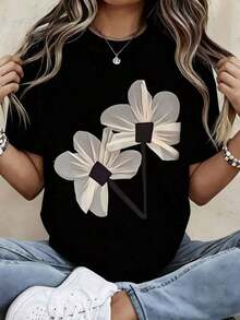 Women T-Shirts - Black - View 9