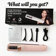 FollowBreak Alat Cukur Rambut Elektrik Wanita 500mAh, Pemotong Ujung Rambut Bercabang, Cocok untuk Rambut Kering, Rusak, dan Rapuh, Alat Perbaikan Rambut Pribadi untuk Penggunaan di Rumah - Beraneka warna - View 4