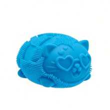 Nee Doh Pinch Le Decompression Ball, Fingertip Toy, Cross-Border Cute Cute Pet Squeeze Cat Shape Decompression Toy - Màu xanh lam - Xem 2