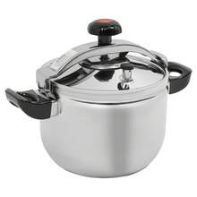 11l/11.62 Qt Silver Stainless Steel Pressure Cooker, Multi-Functional Cooking Pot With Thickened Wall, Family Pressure Cooker, Easy Clean Home Kitchen Appliance For Open Fire, Induction, Electric, Gas - View 10