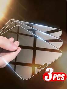 Bộ 3 miếng dán màn hình cường lực tương thích với iPhone 17/17 Pro/17 Pro Max/17 Air/16/16 Plus/16 Pro/16 Pro Max/15/14/13/12/11 Pro Max/X/XS/XR/Mini/7/8/14 Plus. Cũng tương thích với 14/15 Pro Max. Kính cường lực nâng cấp năm 2026, độ cứng cao 9H+. - Trong sáng - Xem 28