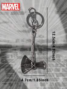Monogram 1 Móc khóa kim loại chính hãng, 3 kiểu thiết kế búa Stormbreaker và Mjolnir của Thor. Phụ kiện sưu tầm móc treo túi và chìa khóa, dành cho fan siêu anh hùng. - Nhiều màu 1 - Xem 10