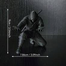 1 Set 3D Printed Samurai Shaped Pen Holder, Unique Desktop Storage, Creative Office/Study Gift - Multicolor - View 3