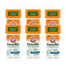 Arm & Hammer Essentials Juniper Berry Natural Stick Deodorant Aluminum-Free & 24H Odor 2.5 Oz Pack Of 6 - 多樣化香型 - 查看 1