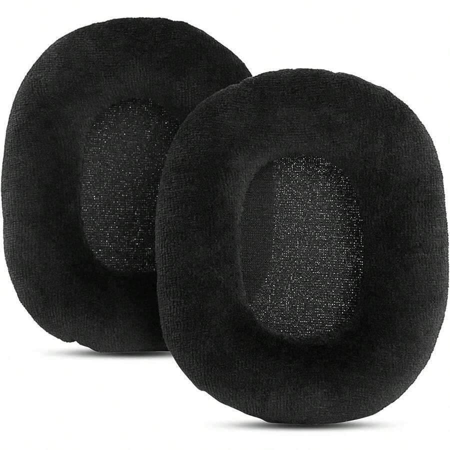 Almofadas de ouvido de veludo de alta qualidade - Capas de espuma de substituição compatíveis com os fones de ouvido ATH-M50x M50 M40 M40FS / Arctis 7 / Arctis 5 / Arctis Pro / MDR-7506 V6