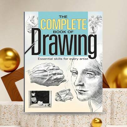 1本人体素描绘画书，适合初学者，包含素描教程，是轻松有趣的日常爱好，也适合作为礼物（不含笔）。