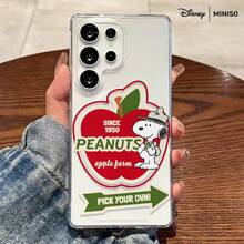 Ốp lưng điện thoại từ tính trong suốt hình Snoopy Nông trại táo MINISO cho Samsung S26 Ultra/S26 Edge/S26 Plus/S26/S25 Ultra/S25 Plus/S25/S25FE/S25Edge/S24Ultra/S24Plus/S24/S24FE/S23FE/S23Ultra/S23Plus/S23/S22Ultra/S22Plus/S22/A15/A16/A17/A35/A36/A37/A54/A55/A56/A57 Quà tặng Giáng sinh cho bạn gái - Trong sáng - Xem 6