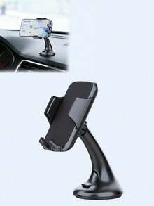 Universal Car Windshield Phone Mount – 360° Rotatable Suction Cup GPS Holder With 15KG Strong Suction & Auto Clamp – One-Hand Operation Smartphone Stand For Car Windshield, Dashboard – Fits All Phones - A - View 13