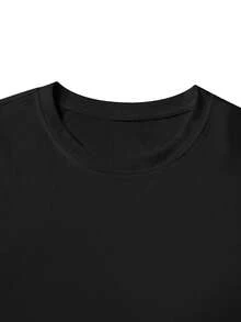 Selected 180G Lilo & Stitch Adult Humor Funny Natural T-Shirt - Black - View 5
