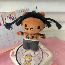 1個 SANRIO Hello Kitty 歌手絨毛吊飾嘻哈娃娃飾品，適合演唱會巡演音樂配件、生日派對禮物 - 彩色 - 查看 2