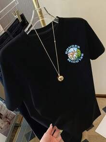 Women T-Shirts - Black - View 3