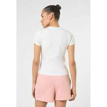 FILA | Camisetas Mujer, Modelo Trivero Slim T-Shirt, Camiseta de Manga Corta y Corte Slim en 93% Algodón y 7% Elastano con Logo Bordado - Envío GRATIS ✅ Entrega 24/48h a España (península) - Blanco - Ver 5