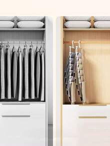 Giá treo quần áo nhiều tầng, tiết kiệm 80% không gian, thiết kế hình thang chống trượt đa chức năng, có thể treo khăn quàng cổ, quần jean, quần tây, cà vạt, ga trải giường, v.v., lý tưởng cho việc sắp xếp tủ quần áo ký túc xá, chuẩn bị cho kỳ nghỉ, dễ dàng lắp ráp, tối giản và thiết thực, giúp bạn dễ dàng lấy được quần áo yêu thích. - Nhiều màu - Xem 7