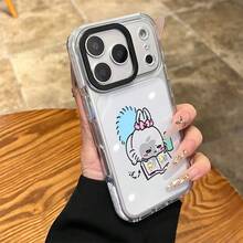 スマホケース：シンプル プリント レディース スマホケース おしゃれデザイン 対応17pro Max/17pro/17/11/12/13/14/15/15Pro/15PluS/15Pro Max/16/16Pro/16PluS/16Pro Max/MIN/X/XR  ソフト TPU 耐衝撃 傷防止 カメラレンズ保護 日常使い インスタ映え - 透紫 - チェックする 6