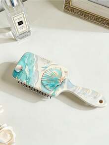 Cepillo de pelo con cojín de aire con patrón de tortuga marina, peine de hogar talla grande vendido - Multicolor - Ver 9