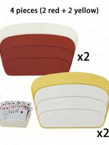 Playing Card Holder, Non-Slip Durable Stand, Easy One-Handed Operation - Multicolor - View 10