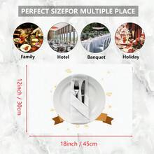 1pc/4pcs/6pcs Linen Placemat With Cow, Sheep & Moon Pattern, Eid Al-Adha Decor, Eid Al-Adha Gift, Suitable For Dining Table, All Season Decoration, Modern Washable Tabletop Mat, Room Decor, Coaster, Kitchen Dining Mat, Indoor Outdoor Party Decor, Home Decor, Ideal Gift - Multicolor - View 10