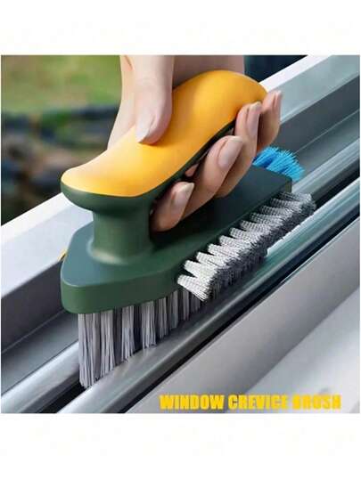 这款多功能手持清洁刷非常适合清洁浴室地板和缝隙。它集刮水器和刷子于一体，可用于清洁浴室角落和马桶。这款二合一地板清洁刷可清洁缝隙、炉灶台面、门和洗衣池。刷头可深入每个角落。作为理想的家居清洁配件，它也适用于清洁窗户。