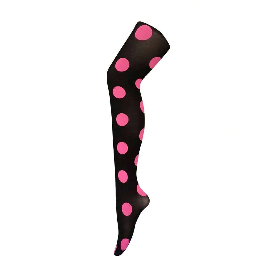 Sock Snob Sock Snob - Ladies Thick Coloured 80 Denier Opaque Patterned Winter Fashion Tights - 大現貨粉紅色 - 查看 1