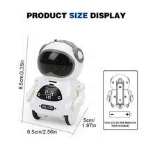 UINLE Baby 互动语音对话行走机器人玩具，具备语音模仿、语音识别、跳舞等功能，是一款适合婴幼儿的智能电子机器人玩具，男女宝宝均可玩耍。 - 彩色 - 查看 11