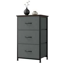Dressers & Chests Of Drawers - 灰色圖案 + 黑色 - 查看 3