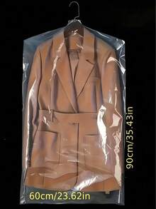 20 Peças Conjunto de Sacos para Roupas, Sacos de Roupas à Prova de Poeira Transparentes com Zíper, Sacos de Armazenamento, Protetores de Roupas, Sacos de Armazenamento Suspensos | Sacos Organizadores, Adequados para Lavanderia a Seco, Armazenamento Doméstico, Sem Necessidade de Energia, Proteção de Roupas - Multicolorido - Visão 8