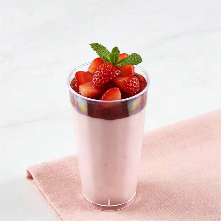 100/50/30/20/10pcs/Set High Transparency Thick Material 120ml Dessert Cups, Suitable For Tiramisu, Trifle, Pudding, Yogurt Cups And Other Desserts, Applicable For Commercial Bakery, Home Dessert Bar, Afternoon Tea Gathering, Elegant Transparent Design For Layered Desserts, Food Contact Material, Multiple Sizes Available To Meet Different Scenarios, Ideal Container For Creating Desserts. - View 3