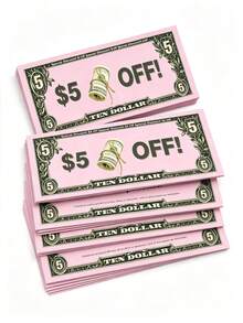 50pcs $10 Style Gift Vouchers, Suitable For Small Business Loyalty Rewards And Customer Appreciation Coupons - Sets - View 10