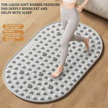 1pc 45*75cm Portable Ultra-Thin Foot Massage Mat, Pressure Sensing Massage Pad For Home Use, Foot Relaxation, Super Slow Running Mat, Silicone Acupressure Board, Indoor Static Running Massage Pad - Multicolor - View 5