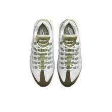 Nike Air Max 95 Mesh And Leather Low-Top Casual Shoes, Unisex, Comfortable, Versatile, And Durable. Available In White And Green. - FD0780-100 - View 5