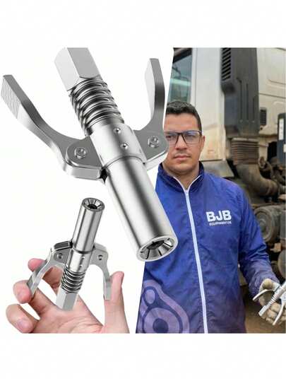 Acoplador De Pistola De Graxa 10000 PSI , Bico Lubrificante Fácil Para Manutenção De Automóveis