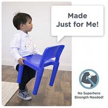 Tot Tutors Inc. CT512 Table Chair Primary - Blanco/Azul/Rojo - Ver 6