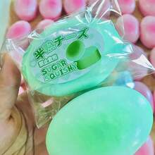 1pc 4-Color Cheesecake Squishy Toy - Stress Relief Toy, Soft Squeeze Toy, Fidget Toy, Stitch Toys, Travel Toys, Classroom Fidget Toys, Mini Bath Toys, Christmas Stationery, Birthday Gift, Perfect Gift - Multicolor - View 4