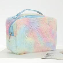 Multineos Comercial Large Plush Cute Cosmetic Bag/Case - New Design - Multicolor - View 2
