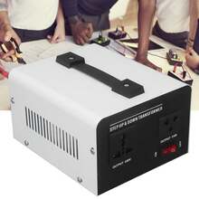 Transformador convertidor de voltaje ST Y1500VA, 1500W a transformador de potencia con protección contra sobrecarga - Tipo de Enchufe B USA (110-127V) - Ver 2
